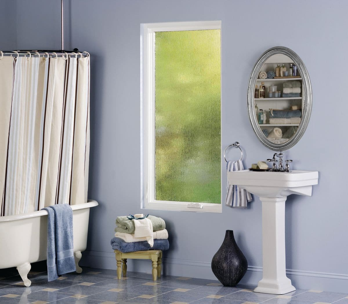 Bathroom White Casement