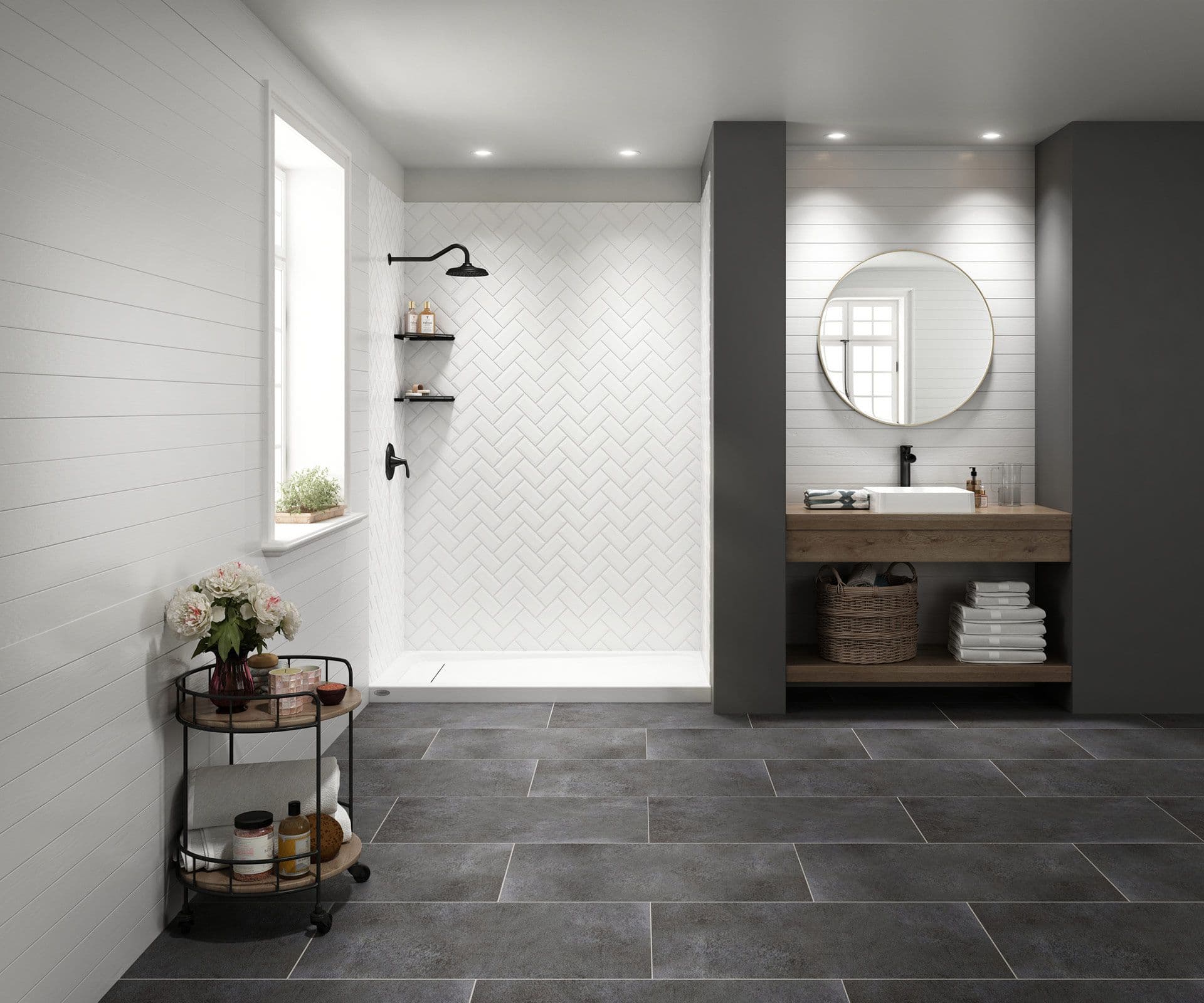 Tub to Shower conversion