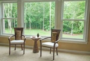 chairs in room